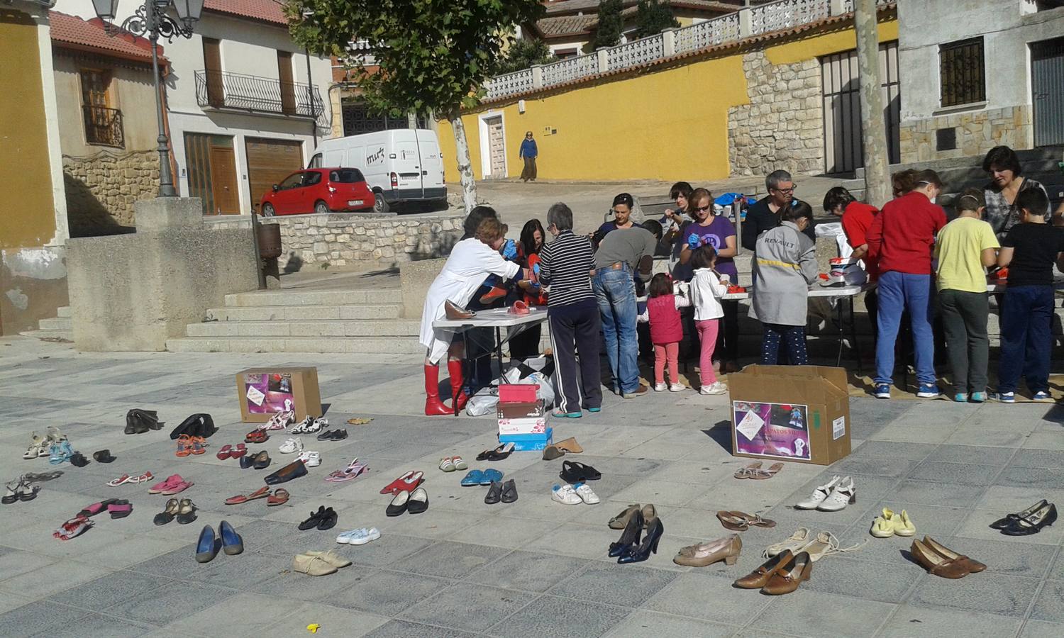 Taller de zapatos rojos en Mucientes (Valladolid)