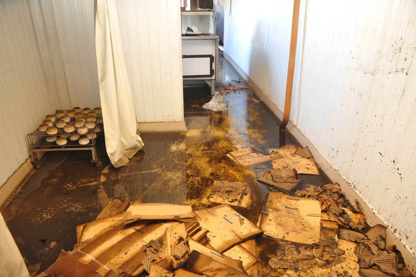 Incendio en la quesería Cañarejal de Pollos (Valladolid)