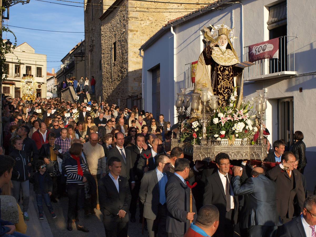 Una procesión pone punto y final a los actos del V Centenario en Alba de Tormes (2/2)