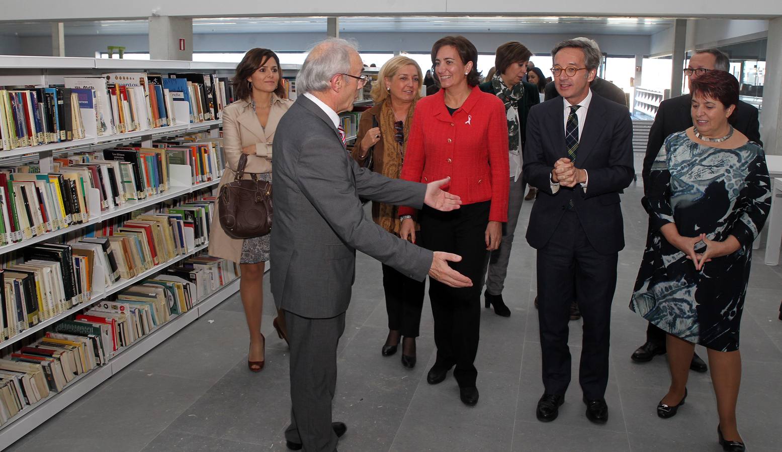 El secretario de Estado de Cultura, José María Lasalle, visita la nueva Biblioteca Pública del Estado de Segovia