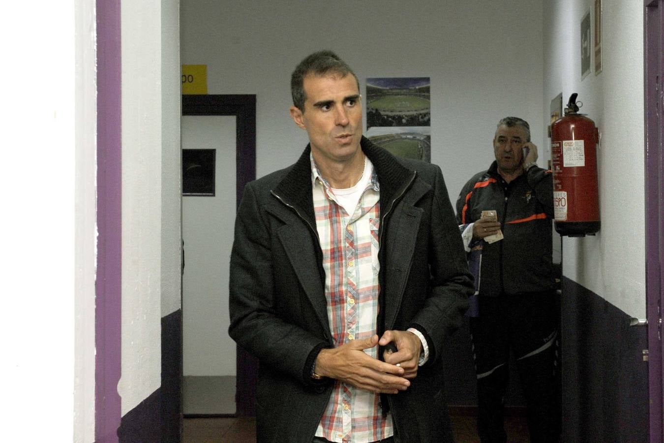 El entrenador del Real Valladolid, Gaizka Garitano, se despide tras su destitución