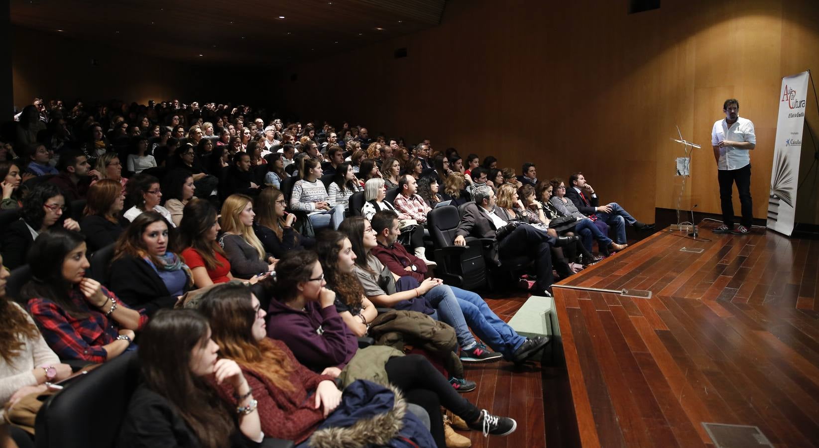 César Bona en el Aula de Cultura de El Norte de Castilla