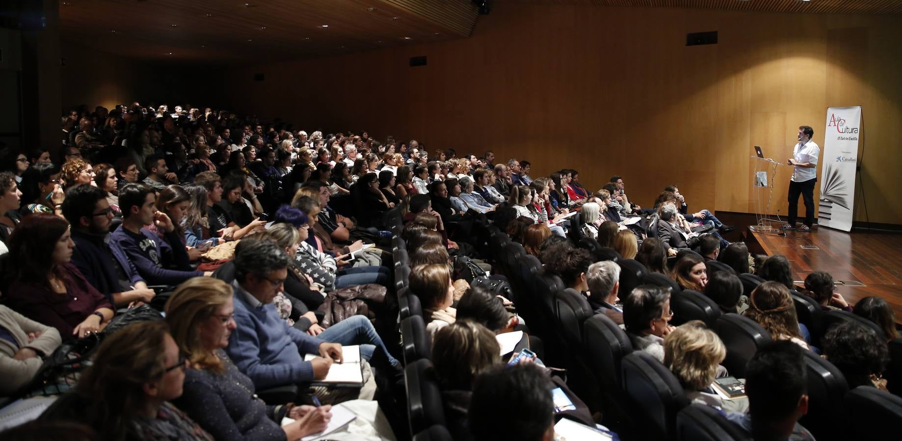 César Bona en el Aula de Cultura de El Norte de Castilla