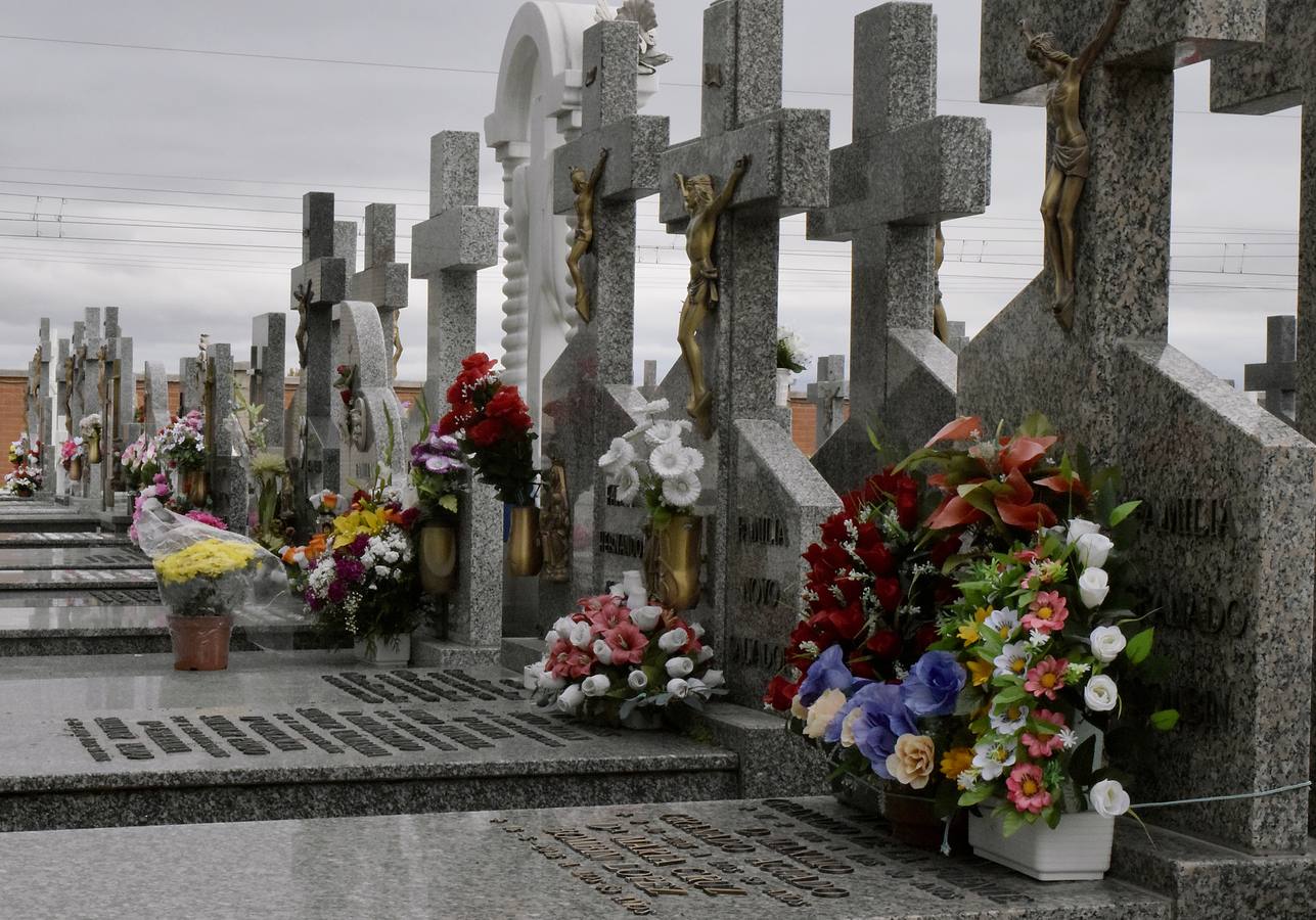 Preparativos para el Día de Todos los Santos en el cementerio de El Carmen de Valladolid