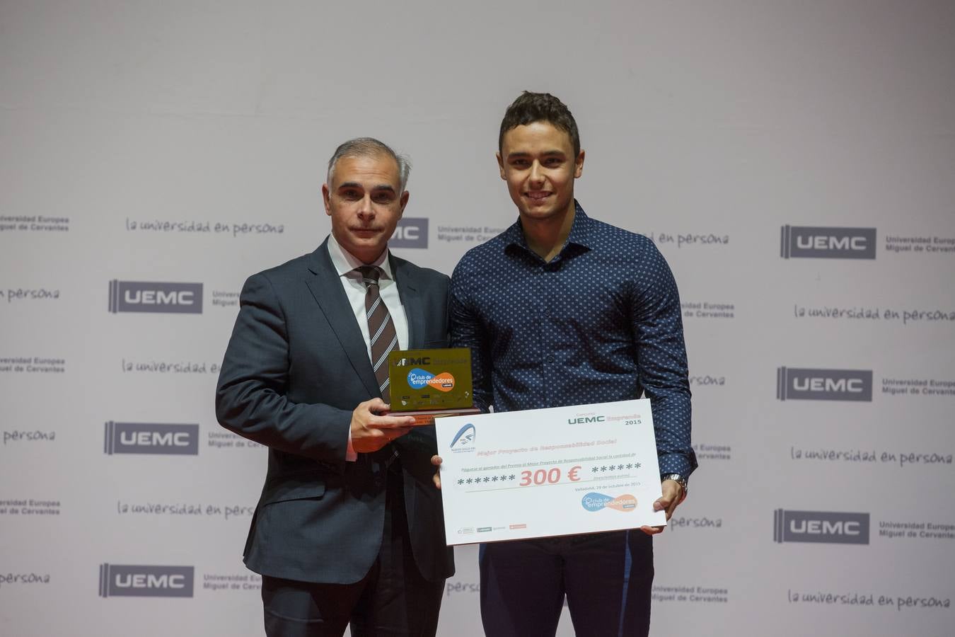 Entrega de premios del concurso UEMC Emprende