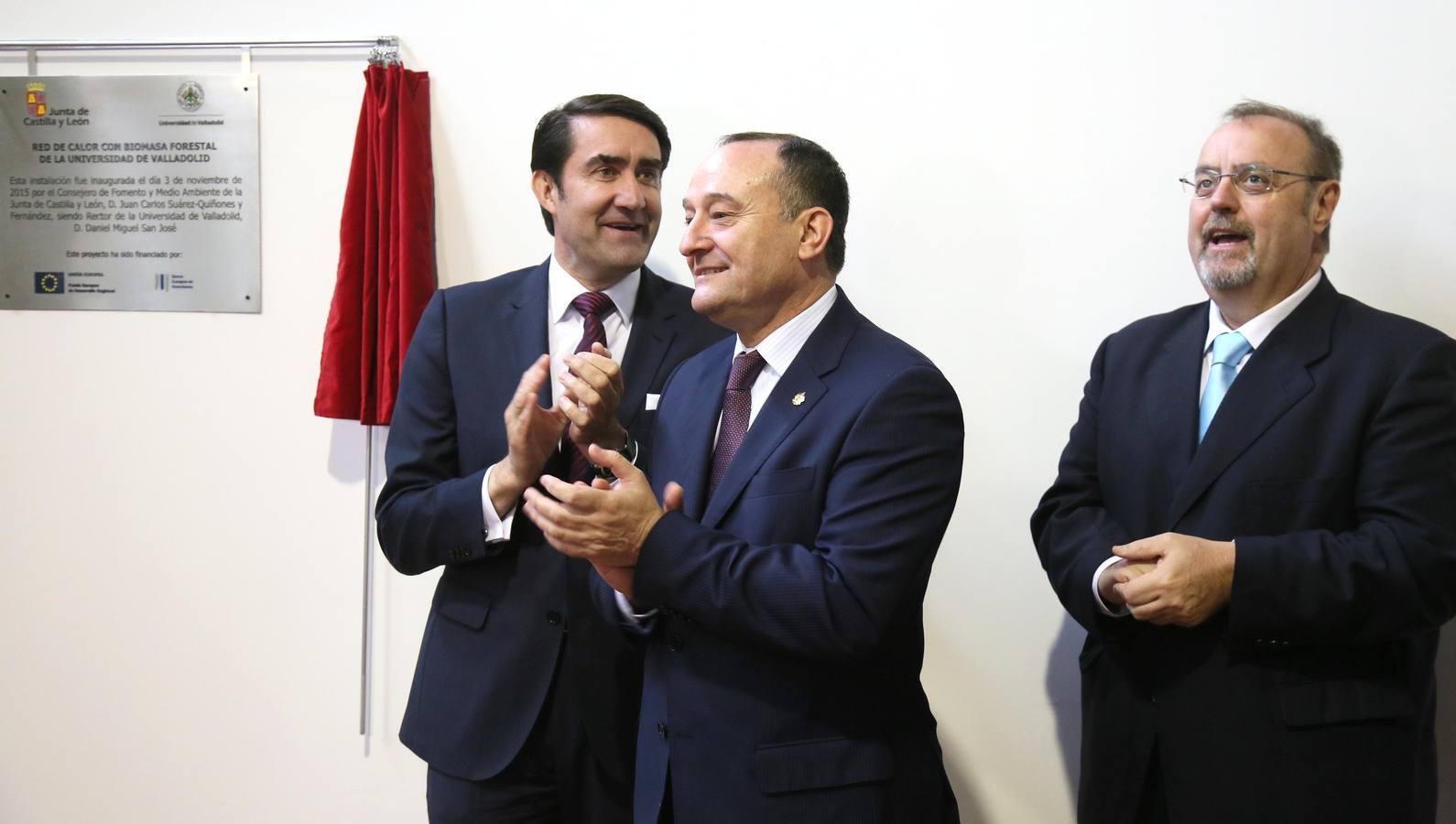 Inauguración de la nueva red de calor de la Universidad de Valladolid