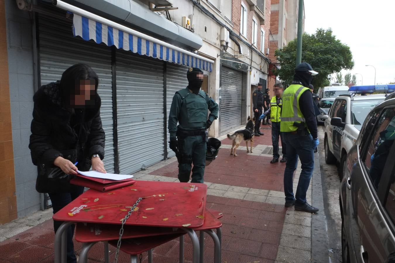 Operación contra el tráfico de drogas en Valladolid (1/2)