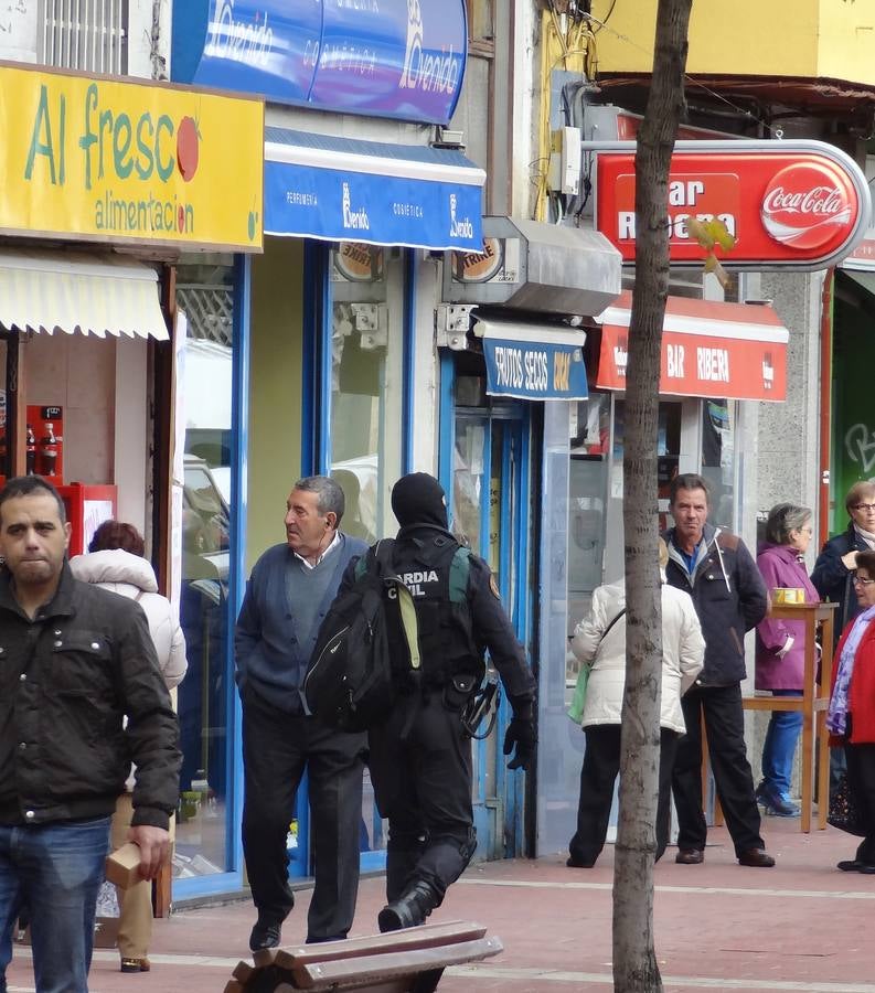 Operación contra el tráfico de drogas en Valladolid (1/2)