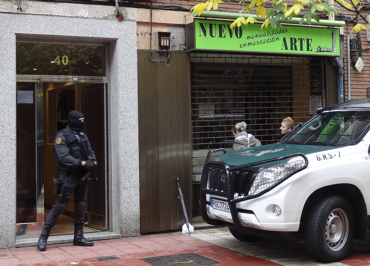 Operación contra el tráfico de drogas en Valladolid (1/2)