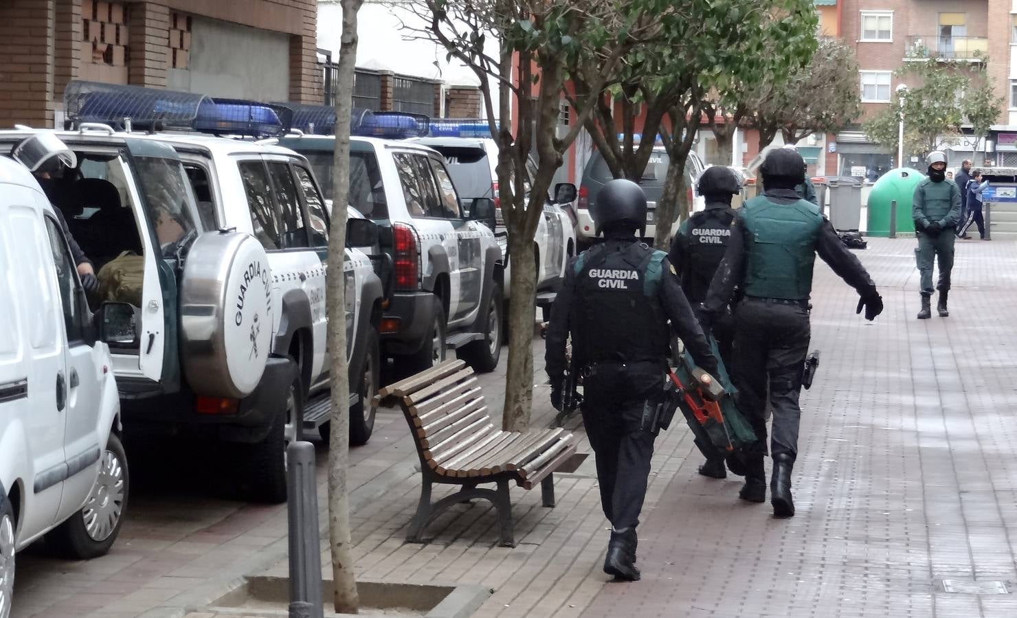 Operación contra el tráfico de drogas en Valladolid (1/2)