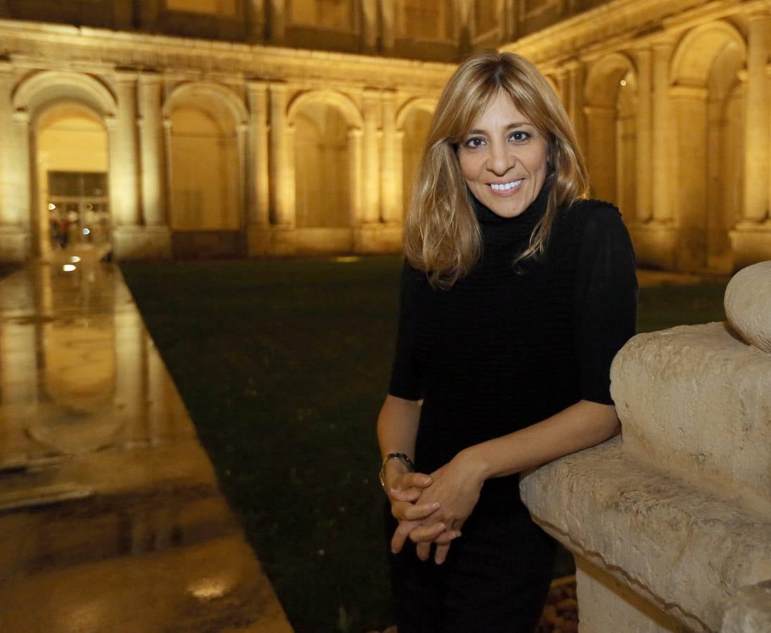 Reyes Monforte en el Aula de Cultura de El Norte de Castilla