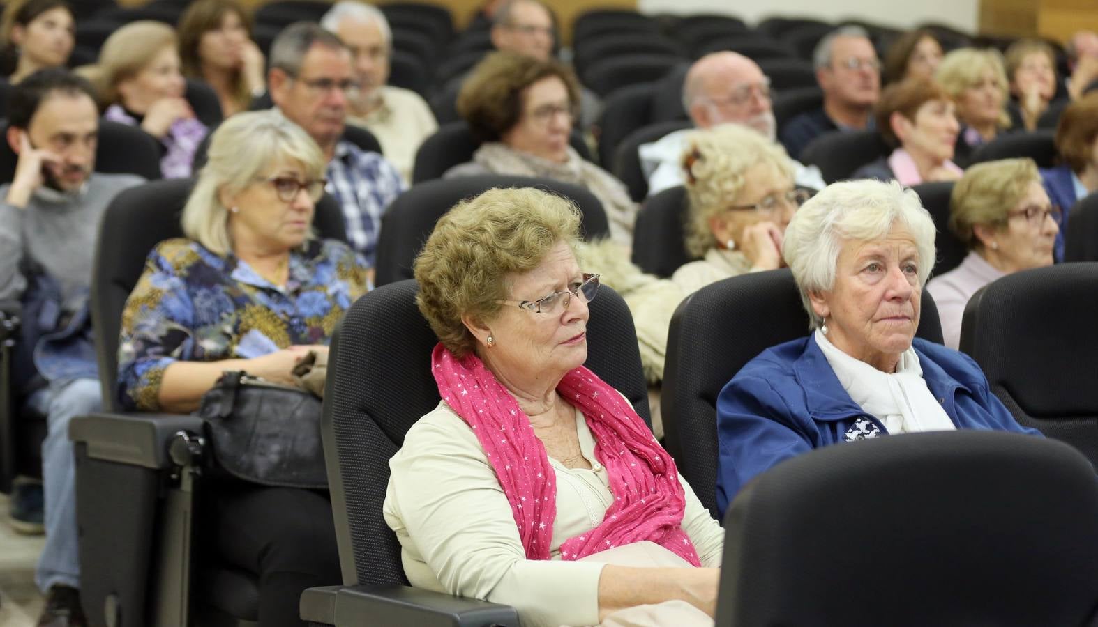 Reyes Monforte en el Aula de Cultura de El Norte de Castilla