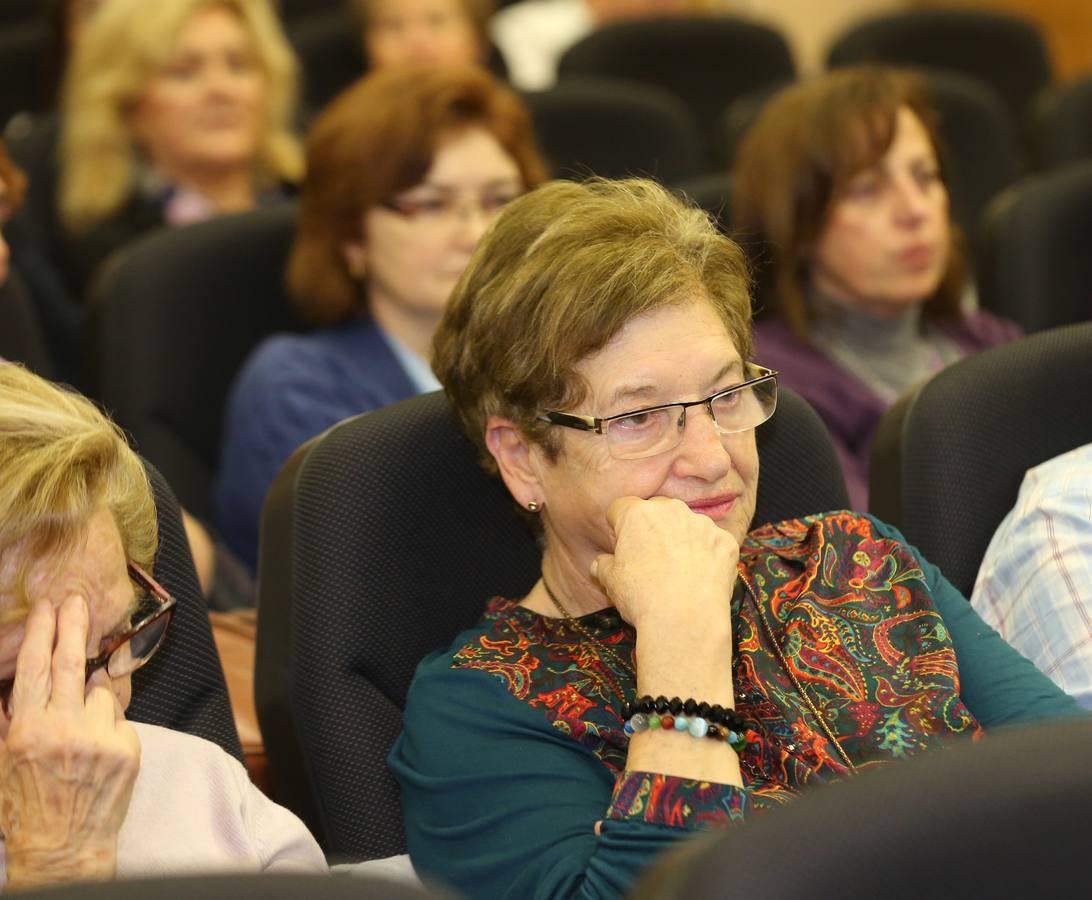 Reyes Monforte en el Aula de Cultura de El Norte de Castilla