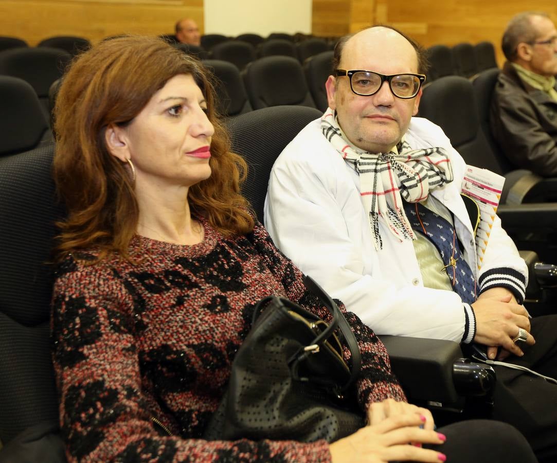 Reyes Monforte en el Aula de Cultura de El Norte de Castilla