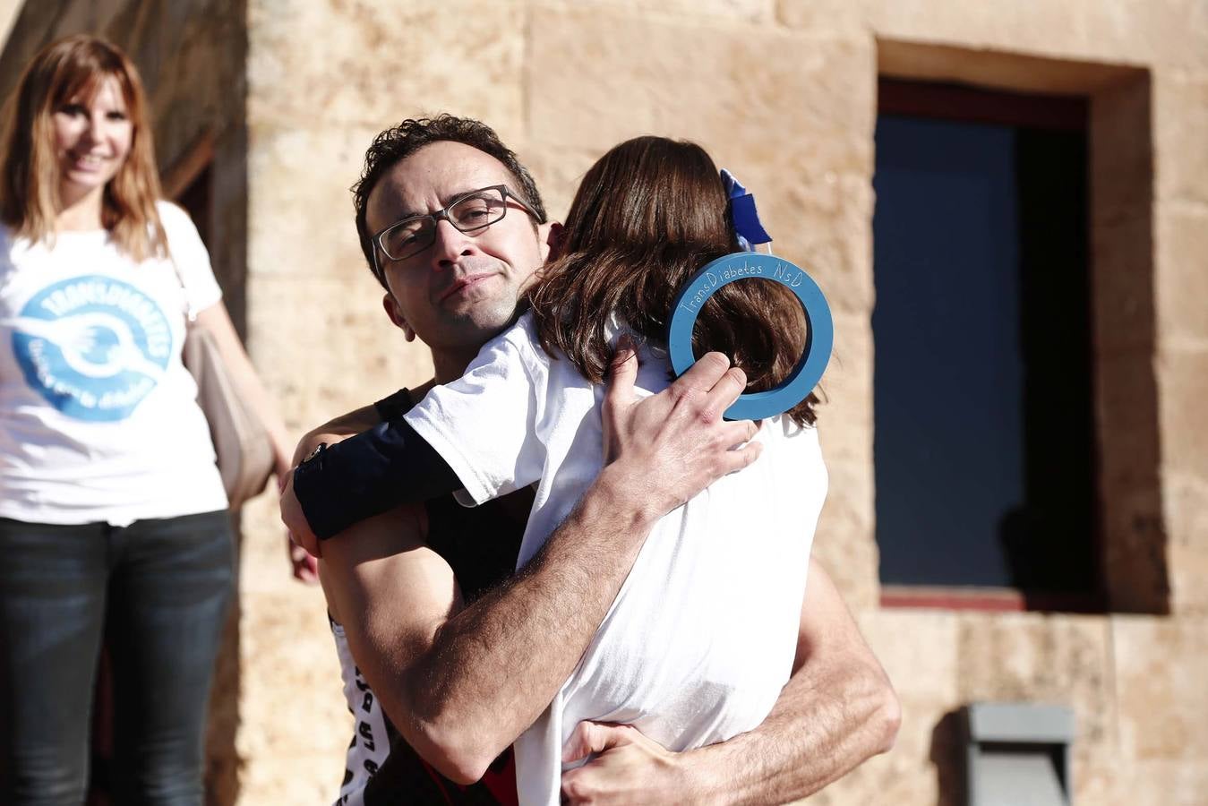 Cadena humana en Salamanca por la lucha contra la diabetes