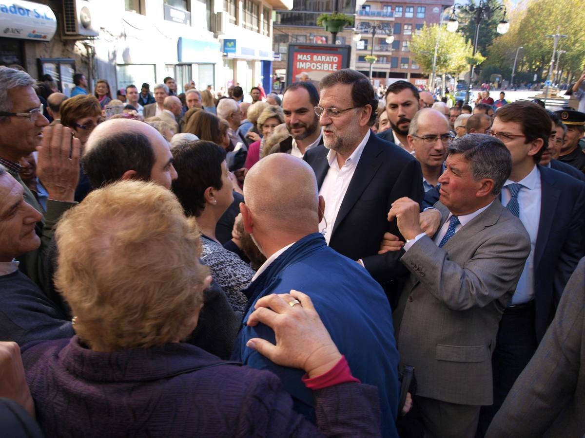 Mariano Rajoy participa en un acto organizado por el PP en Béjar (Salamanca) (1/4)