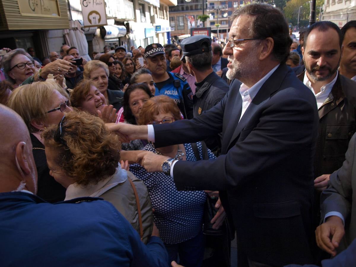 Mariano Rajoy participa en un acto organizado por el PP en Béjar (Salamanca) (2/4)