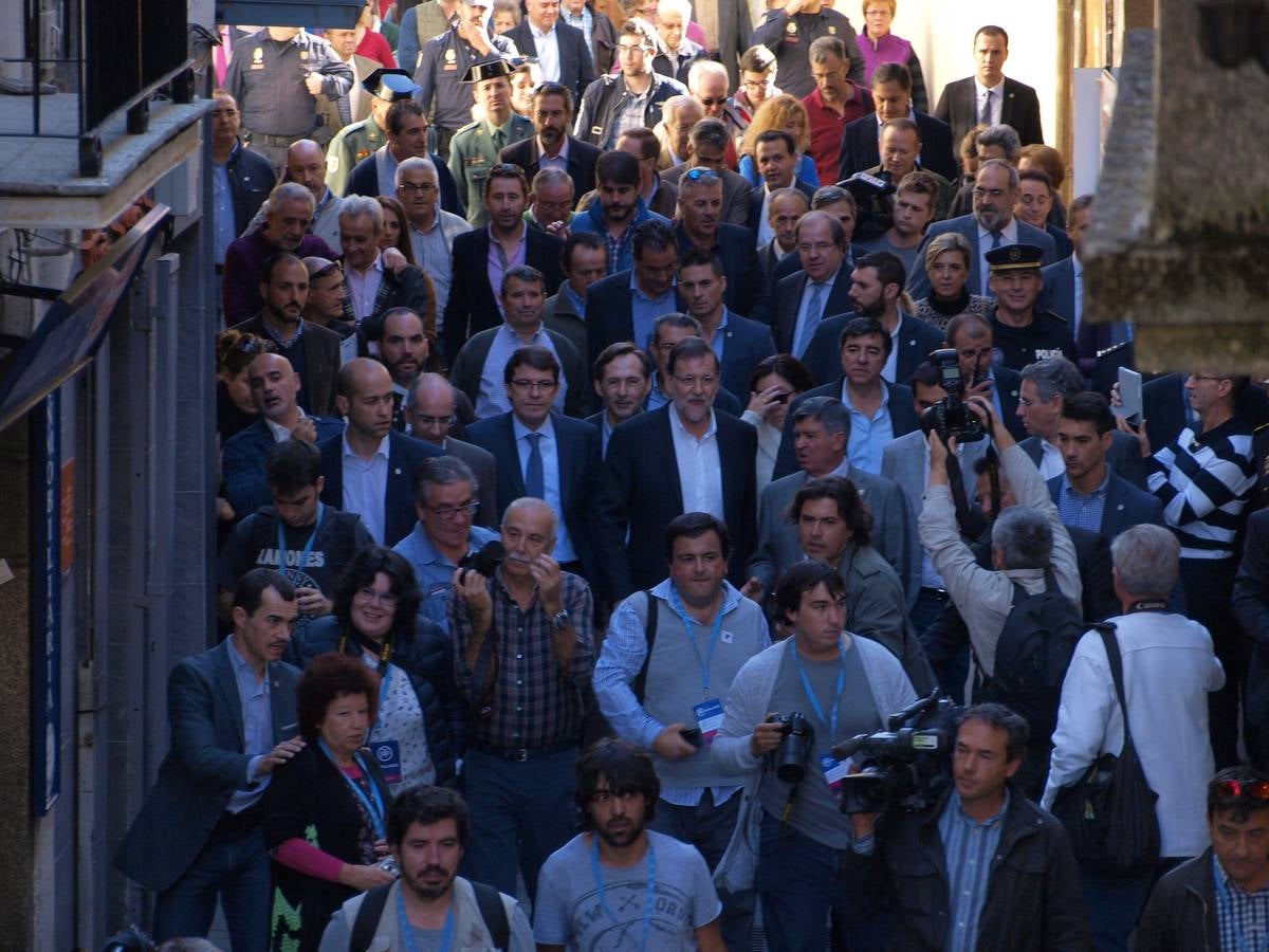 Mariano Rajoy participa en un acto organizado por el PP en Béjar (Salamanca) (2/4)
