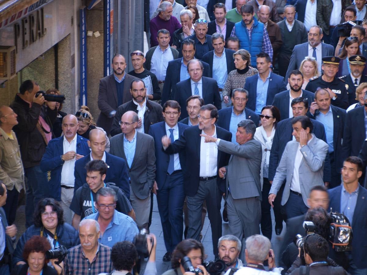Mariano Rajoy participa en un acto organizado por el PP en Béjar (Salamanca) (2/4)