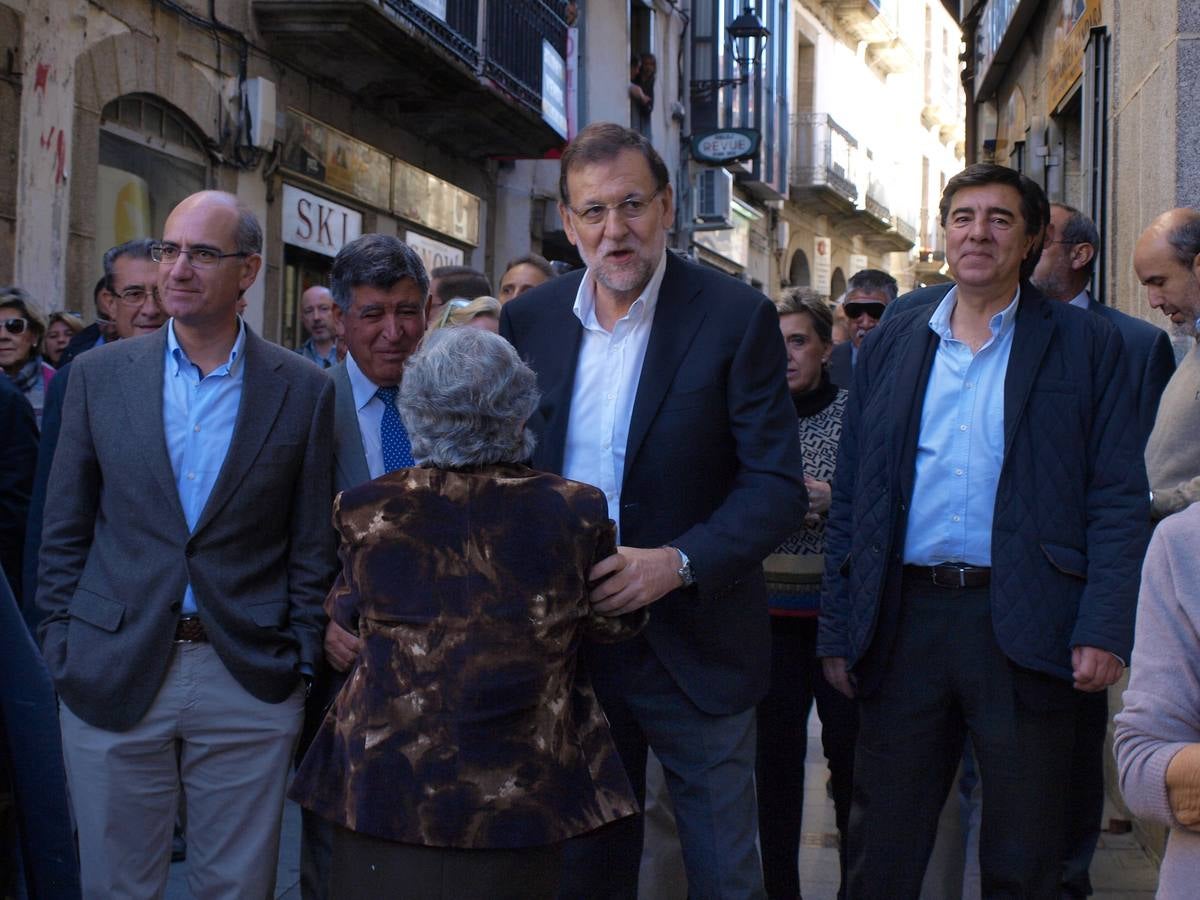 Mariano Rajoy participa en un acto organizado por el PP en Béjar (Salamanca) (2/4)