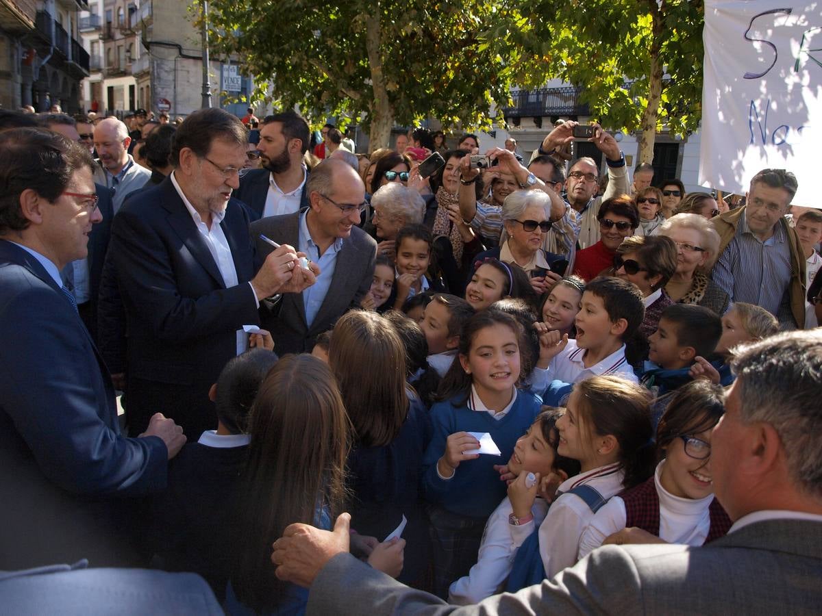 Mariano Rajoy participa en un acto organizado por el PP en Béjar (Salamanca) (3/4)