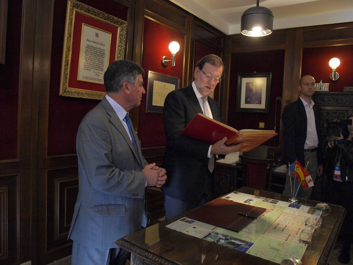 Mariano Rajoy participa en un acto organizado por el PP en Béjar (Salamanca) (3/4)