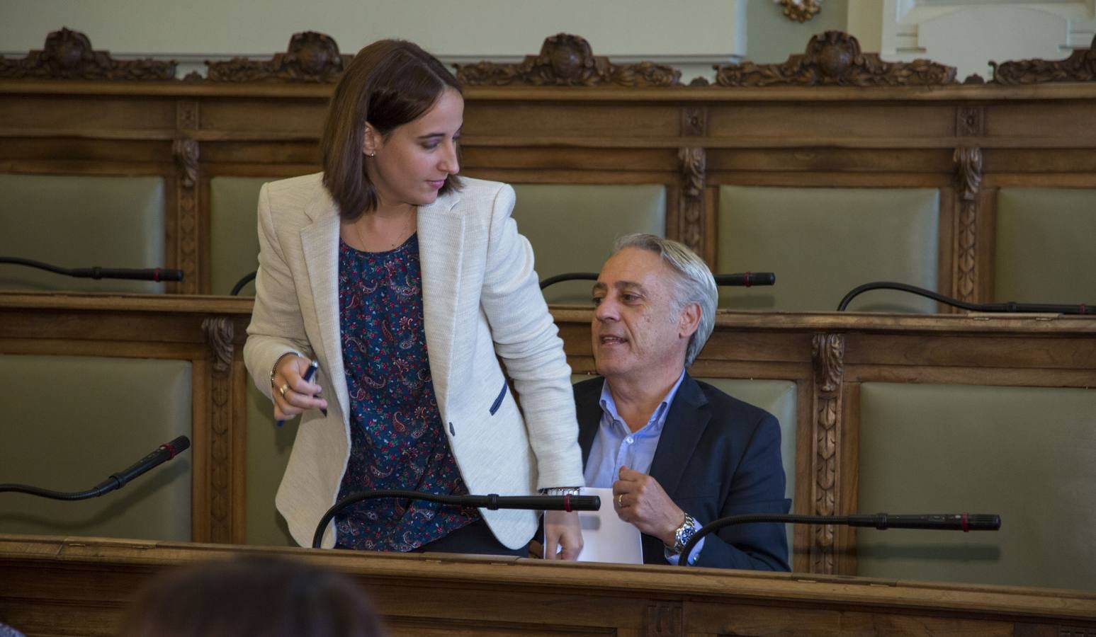 Pleno en el Ayuntamiento de Valladolid