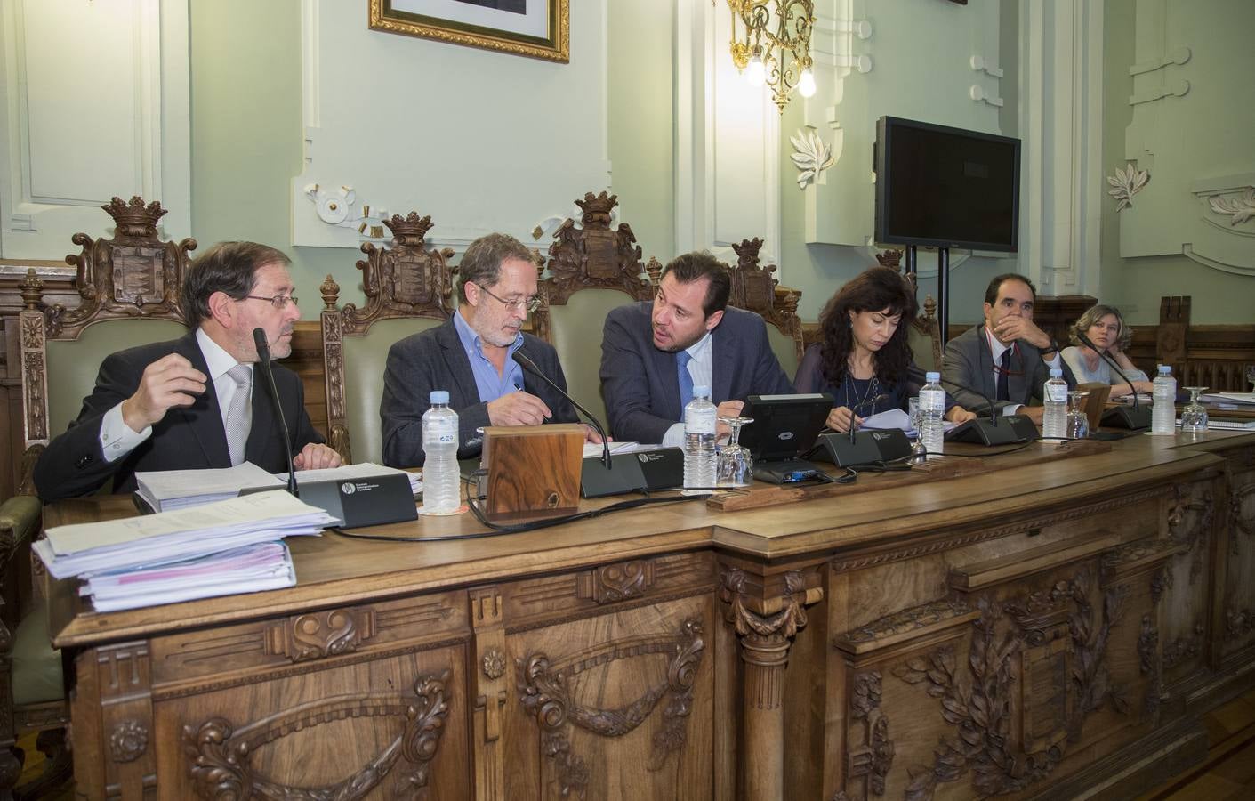 Pleno en el Ayuntamiento de Valladolid