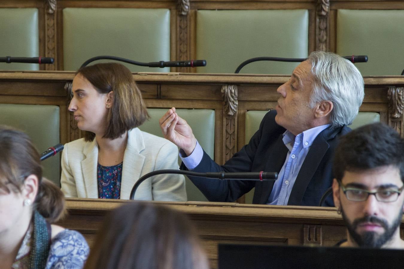 Pleno en el Ayuntamiento de Valladolid