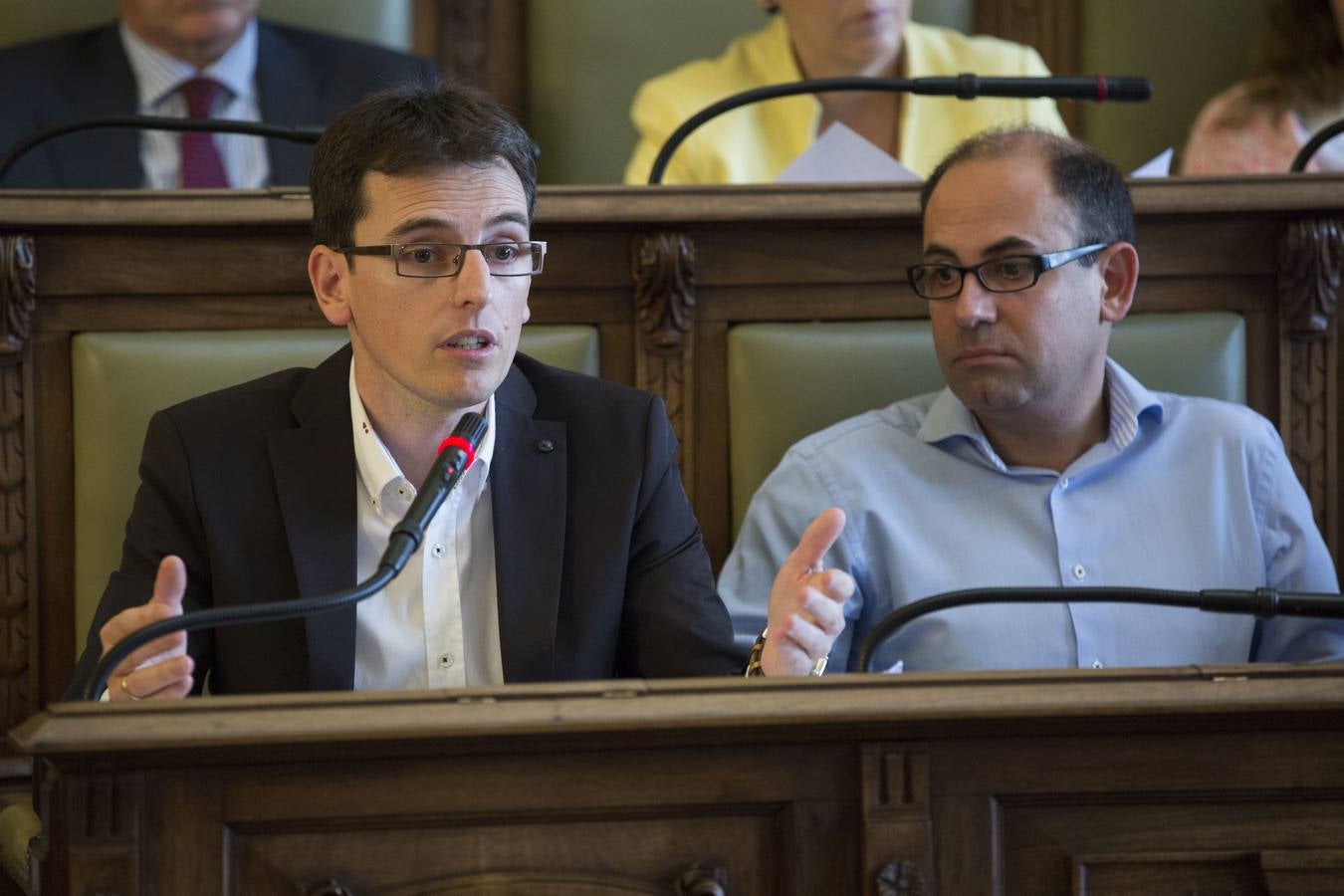 Pleno en el Ayuntamiento de Valladolid