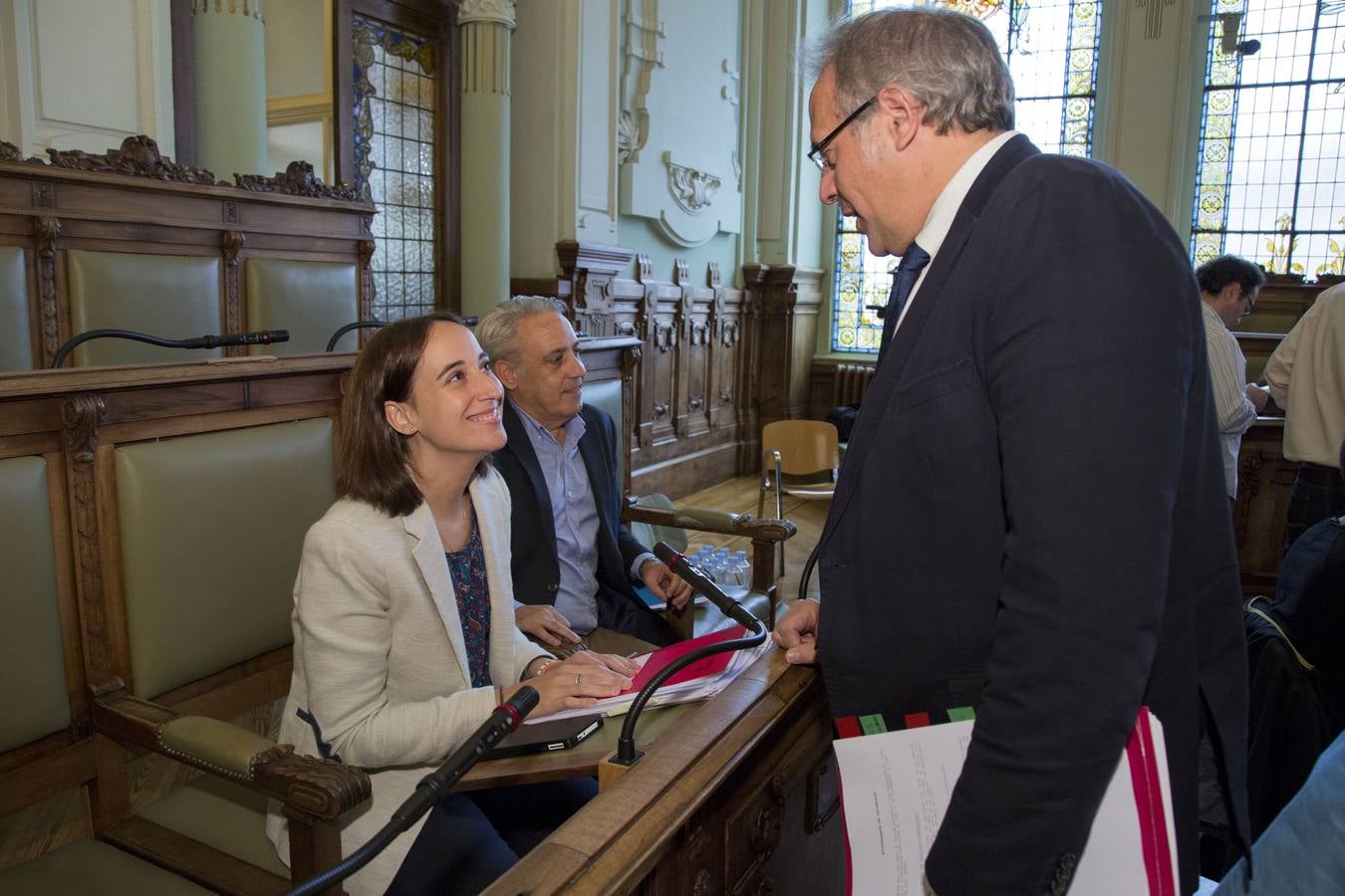 Pleno en el Ayuntamiento de Valladolid