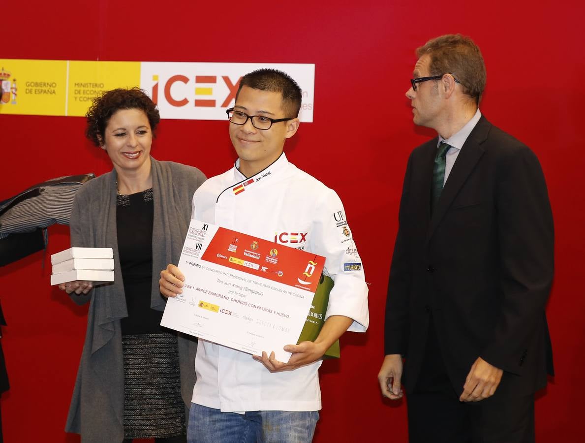 Entrega de premios del XI Concurso Nacional de Pinchos de Valladolid