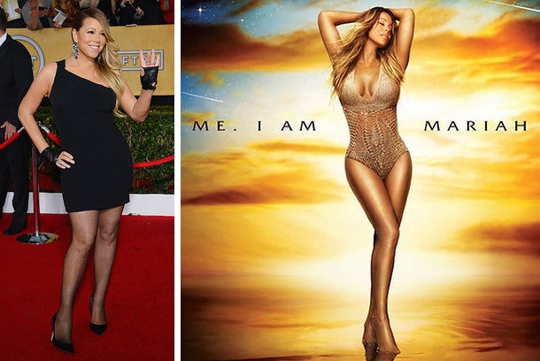 Mariah Carey aparece irreconocible en la imagen de portada de su nuevo álbum.