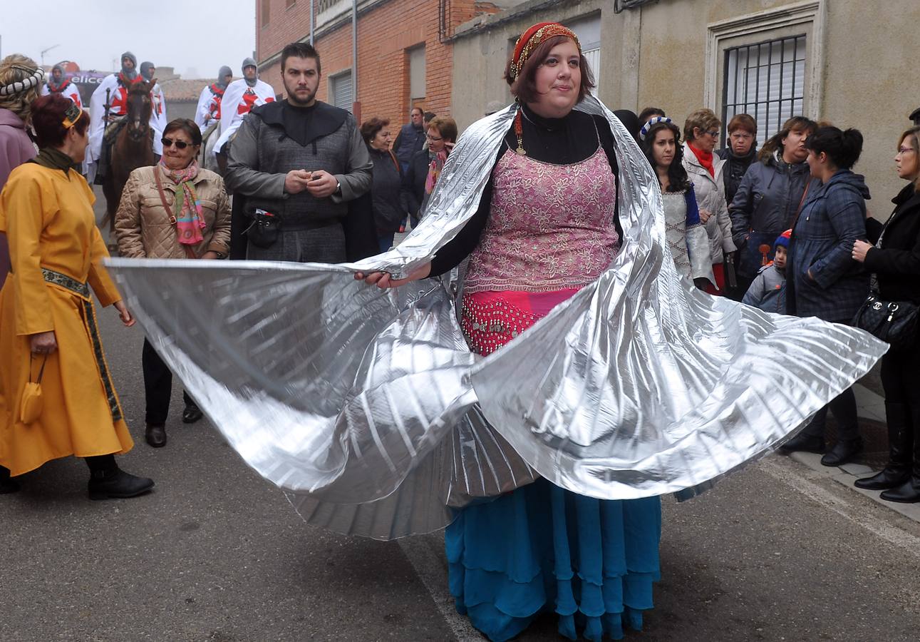 Recreación histórica del encuentro en Fresno (Valladolid) de Doña Urraca con el comendador