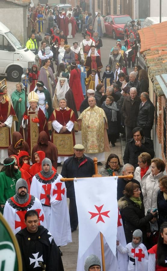 Recreación histórica del encuentro en Fresno (Valladolid) de Doña Urraca con el comendador