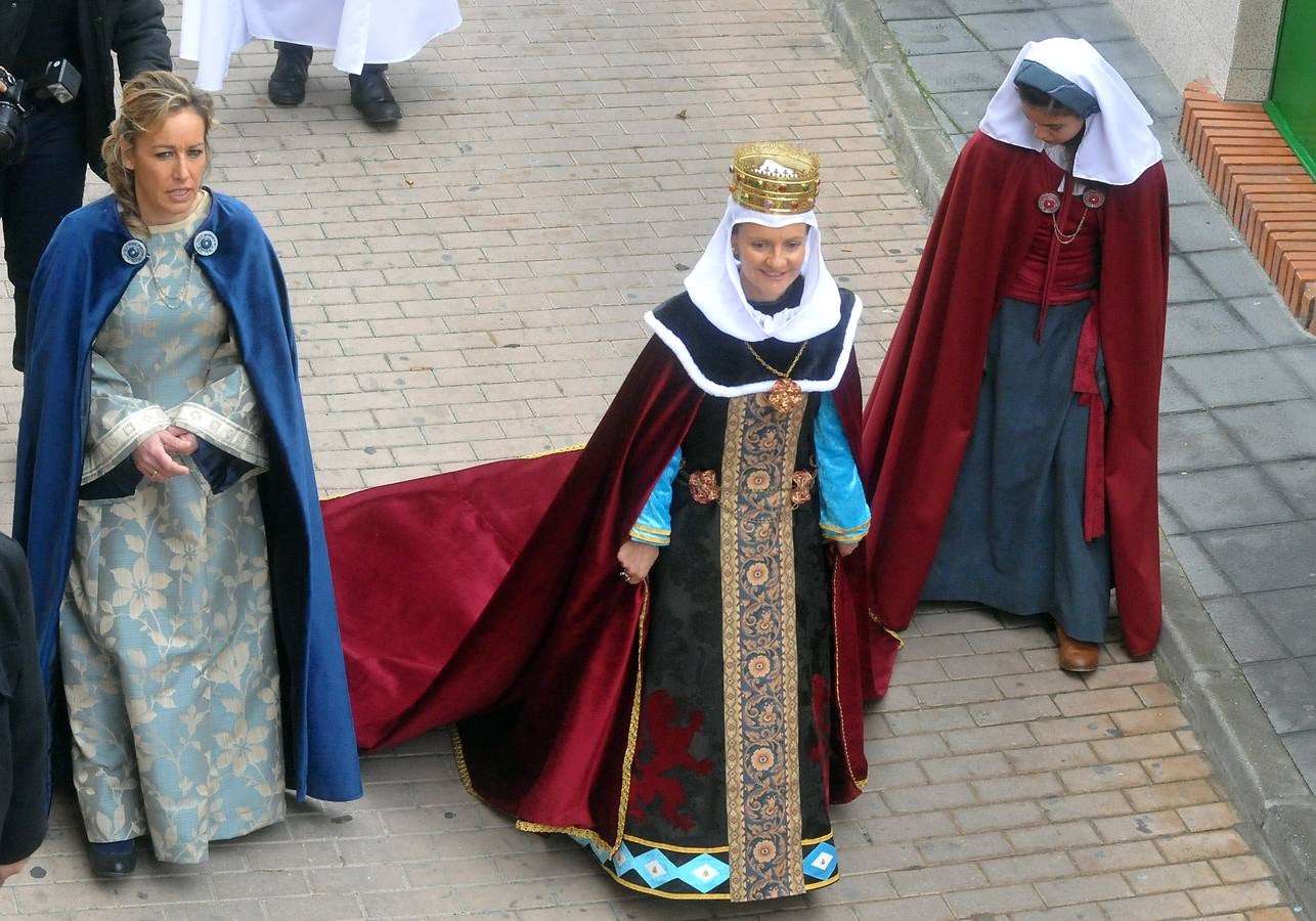 Recreación histórica del encuentro en Fresno (Valladolid) de Doña Urraca con el comendador