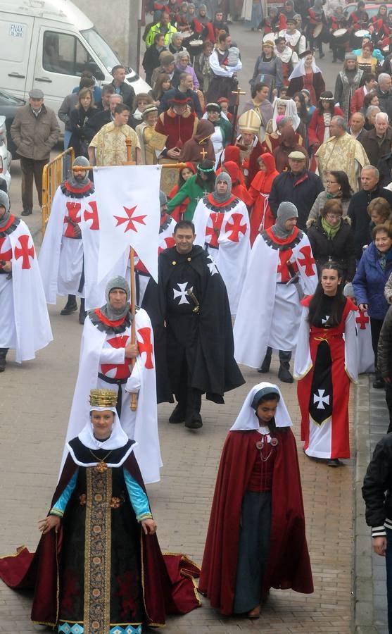 Recreación histórica del encuentro en Fresno (Valladolid) de Doña Urraca con el comendador
