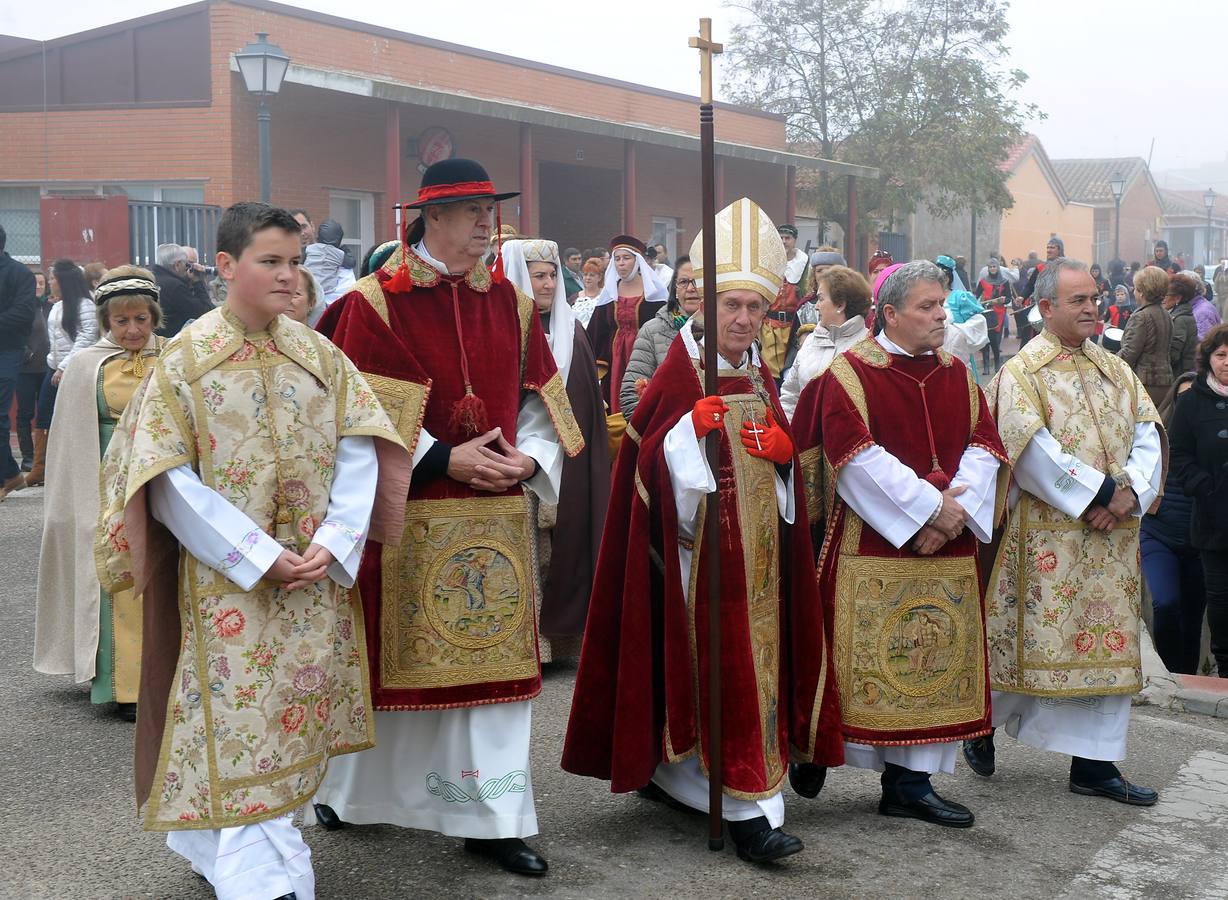 Recreación histórica del encuentro en Fresno (Valladolid) de Doña Urraca con el comendador