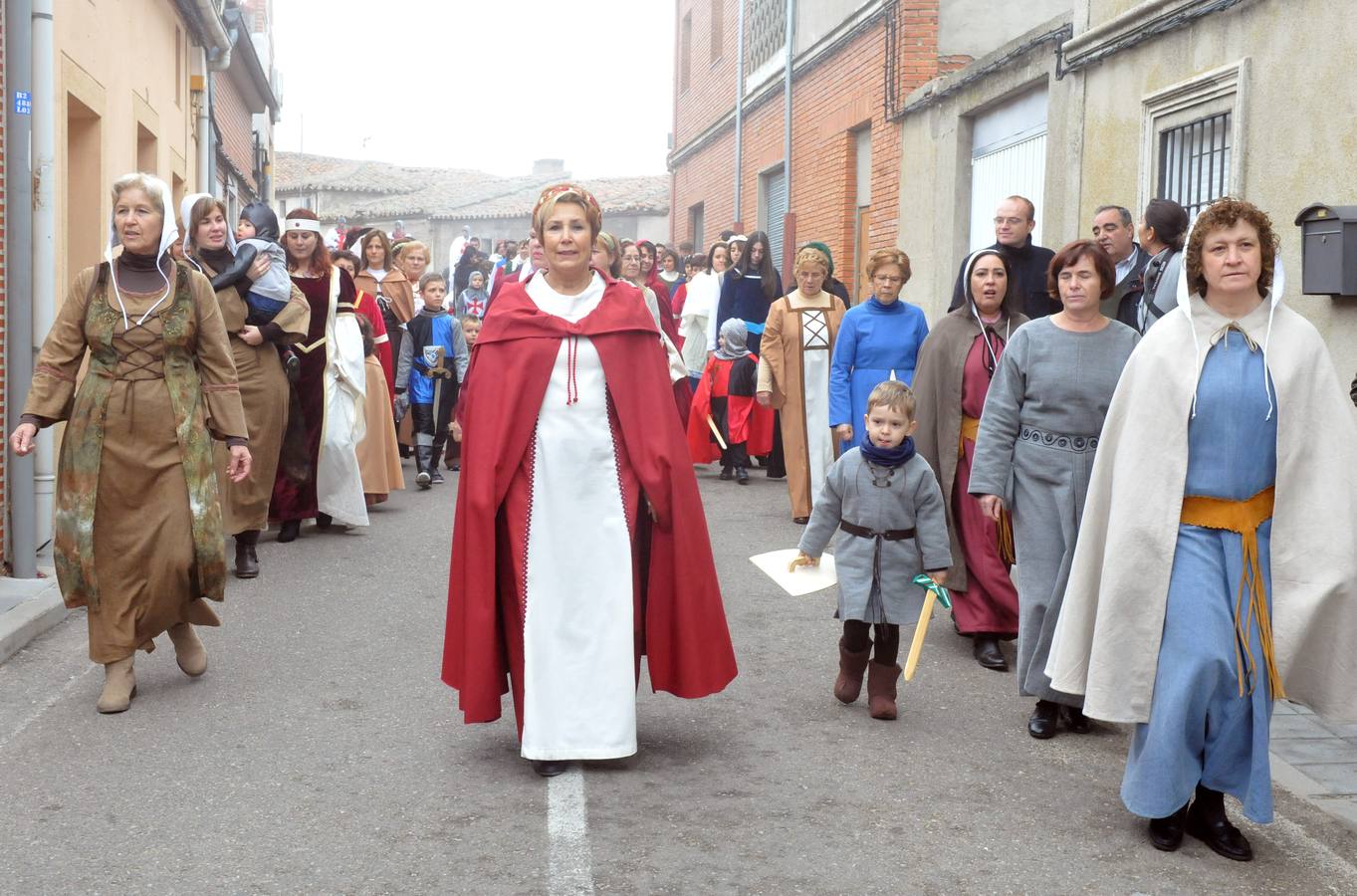 Recreación histórica del encuentro en Fresno (Valladolid) de Doña Urraca con el comendador