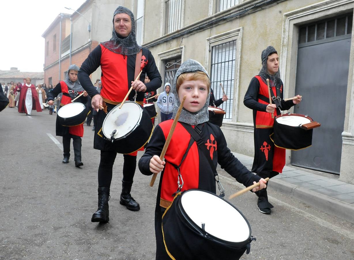 Recreación histórica del encuentro en Fresno (Valladolid) de Doña Urraca con el comendador