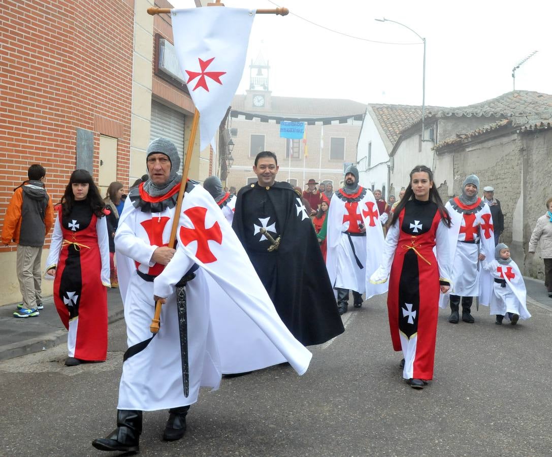 Recreación histórica del encuentro en Fresno (Valladolid) de Doña Urraca con el comendador