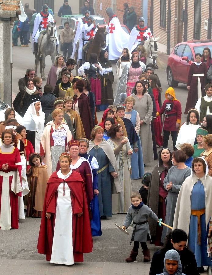 Recreación histórica del encuentro en Fresno (Valladolid) de Doña Urraca con el comendador