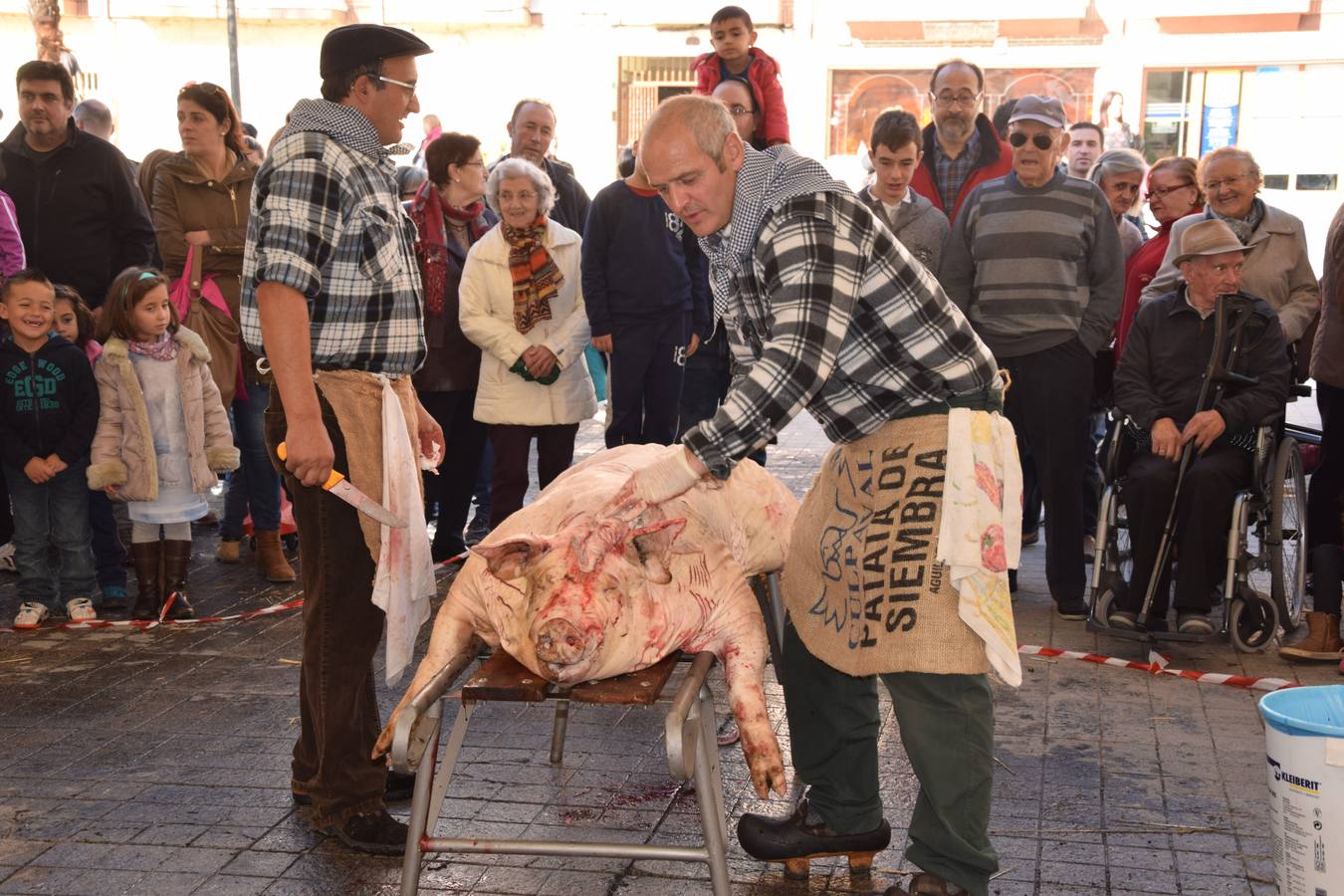 Fiesta de la matanza en Guardo (Palencia)