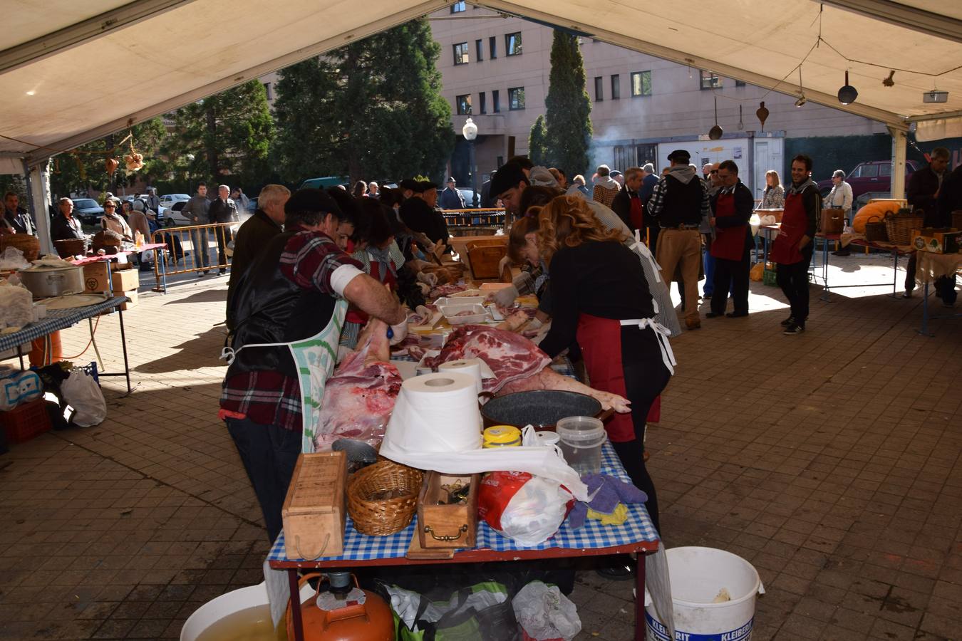 Fiesta de la matanza en Guardo (Palencia)