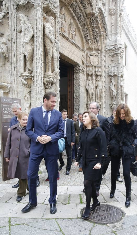 Soraya Sáenz de Santamaría inaugura una exposición sobre Santa Teresa en el Museo de Escultura de Valladolid