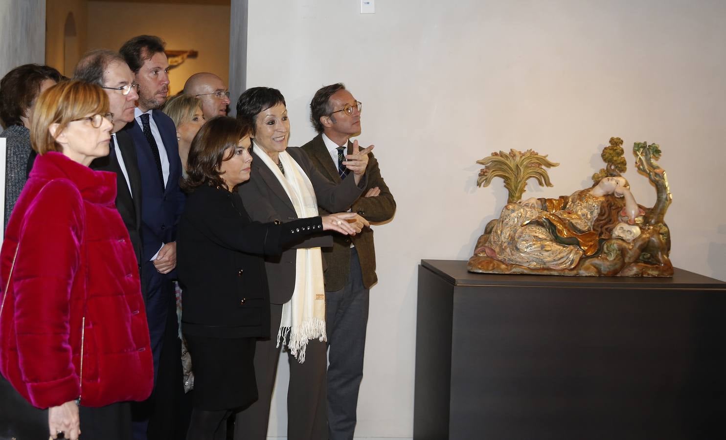 Soraya Sáenz de Santamaría inaugura una exposición sobre Santa Teresa en el Museo de Escultura de Valladolid