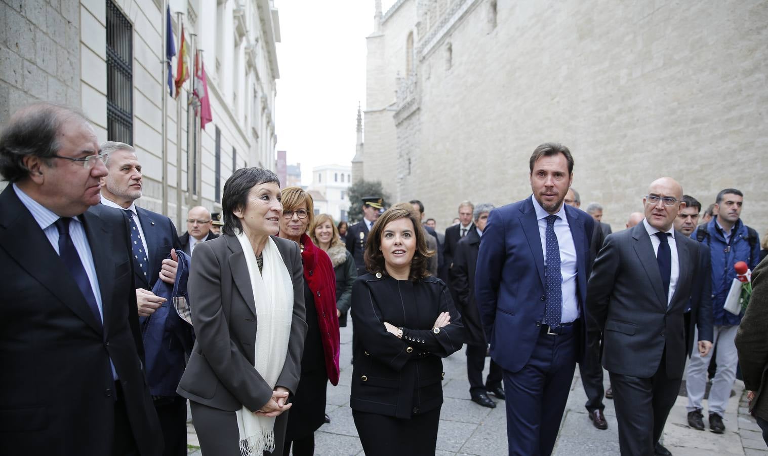 Soraya Sáenz de Santamaría inaugura una exposición sobre Santa Teresa en el Museo de Escultura de Valladolid
