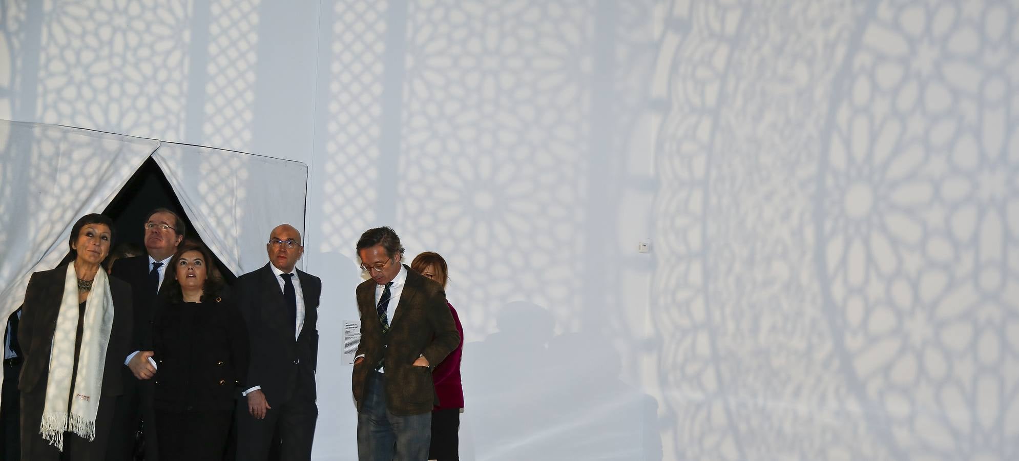 Soraya Sáenz de Santamaría inaugura una exposición sobre Santa Teresa en el Museo de Escultura de Valladolid