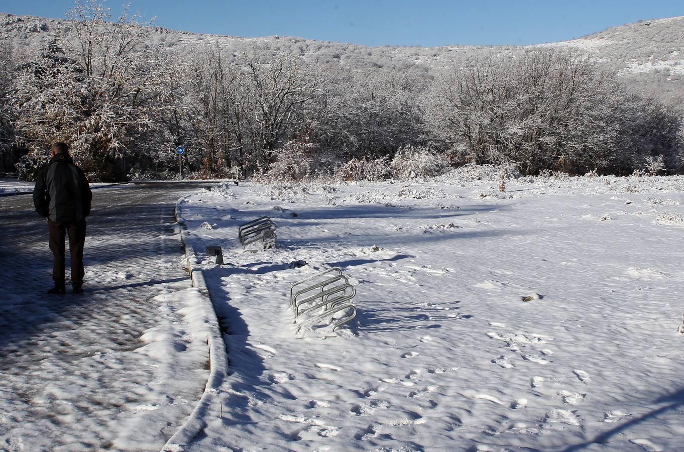Segovia recibe las primeras nieves de la temporada