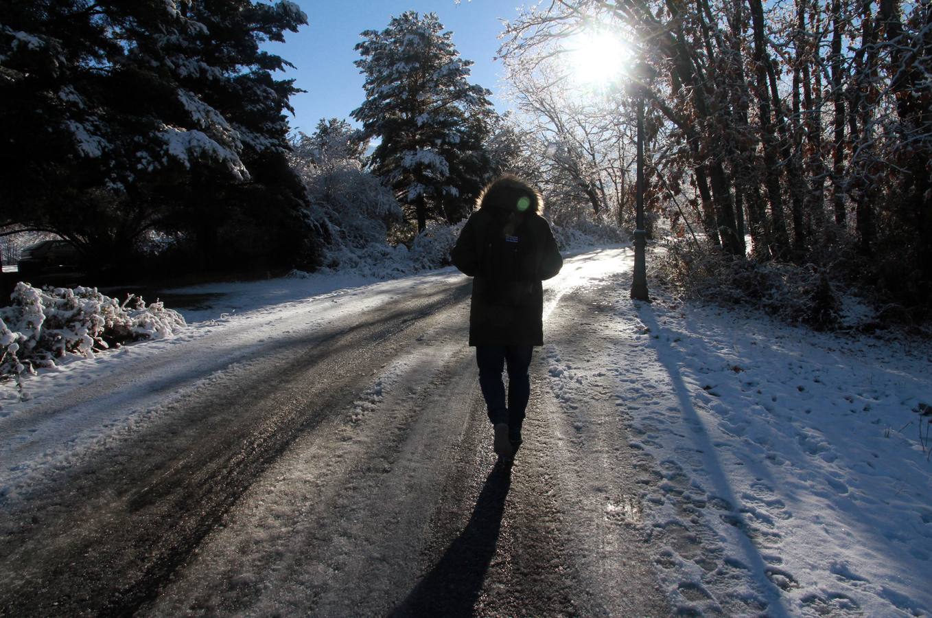 Segovia recibe las primeras nieves de la temporada